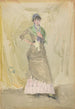 Une note en vert - James Abbott McNeill Whistler — weergave van het kunstwerk