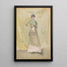 Une note en vert - James Abbott McNeill Whistler — ingelijst kunstwerk aan de muur
