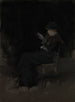 Arrangement dans Black Girl Reading - James Abbott McNeill Whistler — weergave van het kunstwerk