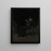Arrangement dans Black Girl Reading - James Abbott McNeill Whistler — ingelijst kunstwerk aan de muur