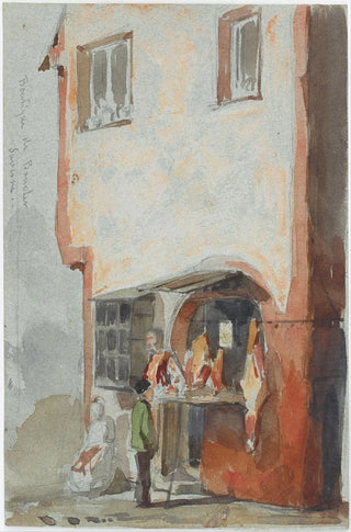 James Abbott McNeill Whistler - Boutique de Boucher The Butchers Shop.webp