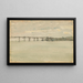 Gris en zilver, Southend-jeté - James Abbott McNeill Whistler — ingelijst kunstwerk aan de muur