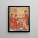 Harmonie en kleur huid en rood - James Abbott McNeill Whistler — ingelijst kunstwerk aan de muur