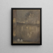 Nachtelijk Grijs en Goud Kanaal Holland - James Abbott McNeill Whistler — ingelijst kunstwerk aan de muur