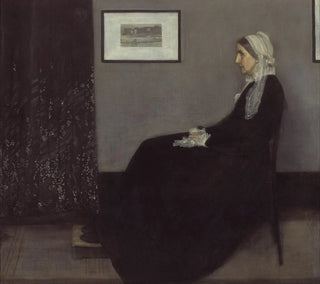 Portret van de moeder van de kunstenaar - James Abbott McNeill Whistler — weergave van het kunstwerk