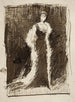 Esquisse après Arrangement en noir Lady Meux - James Abbott McNeill Whistler — weergave van het kunstwerk