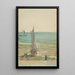 Southend Le yacht de plaisance - James Abbott McNeill Whistler — ingelijst kunstwerk aan de muur