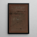 Zonsondergang in rood en bruin - James Abbott McNeill Whistler — ingelijst kunstwerk aan de muur