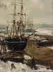 De Tamise onder het ijs - James Abbott McNeill Whistler — weergave van het kunstwerk