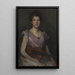 De violist - James Abbott McNeill Whistler — ingelijst kunstwerk aan de muur