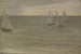 Trouville, grijs en groen, de zilveren zee - James Abbott McNeill Whistler — weergave van het kunstwerk