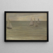 Trouville, grijs en groen, de zilveren zee - James Abbott McNeill Whistler — ingelijst kunstwerk aan de muur