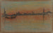Venetië, zonsondergang op de haven - James Abbott McNeill Whistler — weergave van het kunstwerk