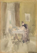 Violet en amber thee - James Abbott McNeill Whistler — weergave van het kunstwerk
