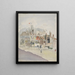 Straatscène - James Aitken — ingelijst kunstwerk aan de muur