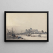 Château de Windsor depuis la Rivière Gelée pendant le Grand Gel - James Baker Pyne — ingelijst kunstwerk aan de muur