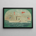 Stoomboot Saint-Laurent - James Bard — ingelijst kunstwerk aan de muur