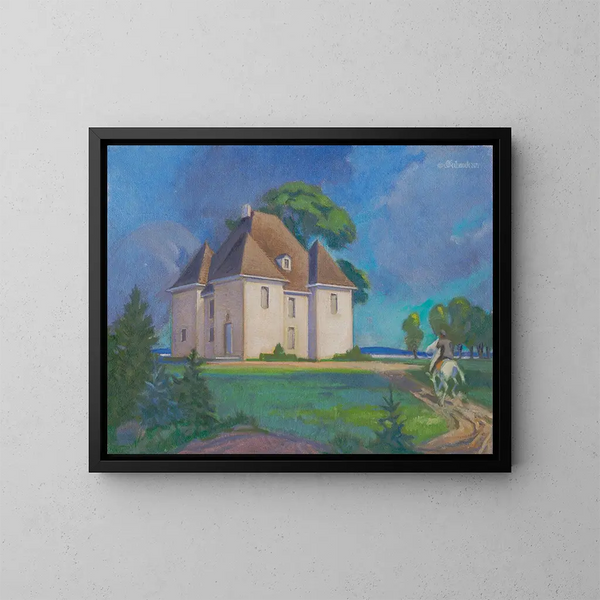 Bijou provinciaal - James C. Kulhanek — ingelijst kunstwerk aan de muur