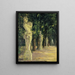 Allée de l'Été Versailles - James Carroll Beckwith — framed artwork on a wall