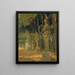 Carrefour at the end of the Green Carpet Versailles - James Carroll Beckwith — framed artwork on a wall