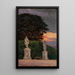 Corner of the Terrace, Versailles - James Carroll Beckwith — framed artwork on a wall