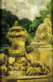 Garden of the Fountain in Nîmes - James Carroll Beckwith — artwork view