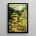 Garden of the Fountain in Nîmes - James Carroll Beckwith — framed artwork on a wall