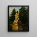 Poteau de porte Modigliani - James Carroll Beckwith — framed artwork on a wall