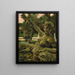 Nymphe et Cupidon - James Carroll Beckwith — framed artwork on a wall