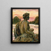 L'une des figures du Parterre d'Eau - James Carroll Beckwith — framed artwork on a wall