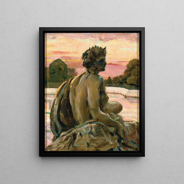 L'une des figures du Parterre d'Eau - James Carroll Beckwith — framed artwork on a wall