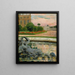 Parterre du Nord Fontaine des Sirènes - James Carroll Beckwith — framed artwork on a wall