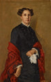 Portrait Painting of Mrs. William C. Bartlett - James Carroll Beckwith — artwork view