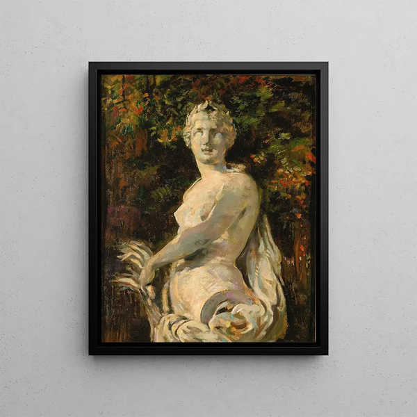 Syrinx By Mazière 1689 Bassin d'Apollon - James Carroll Beckwith — framed artwork on a wall