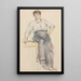 The Worker - James Carroll Beckwith — framed artwork on a wall