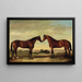 Paar paarden - James Clark — ingelijst kunstwerk aan de muur