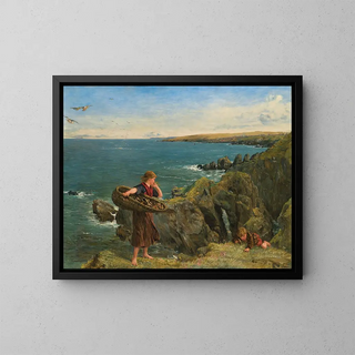 De paddenstoelenplukkers - James Clarke Hook — ingelijst kunstwerk aan de muur