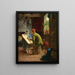 De schrijflessen - James Collinson — ingelijst kunstwerk aan de muur