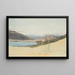 van Uitgang Rotoiti en de vallei van de Upper Buller die naar het noordwesten kijkt - James Crowe Richmond — ingelijst kunstwerk aan de muur