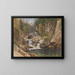 Op de Ausable - James David Smillie — ingelijst kunstwerk aan de muur