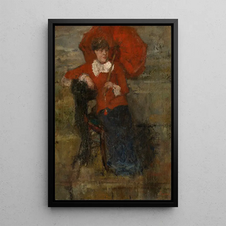 James Ensor - Lady with Red Parasol.webp