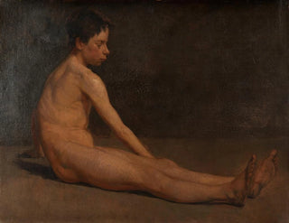 Jongen naakt - James Ensor — weergave van het kunstwerk