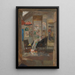 Squelette regardant des chinoiseries - James Ensor — ingelijst kunstwerk aan de muur