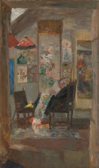 James Ensor - Skeleton Looking at Chinoiseries.webp