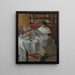 De oestereter - James Ensor — ingelijst kunstwerk aan de muur