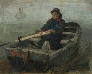 De roeier - James Ensor — weergave van het kunstwerk