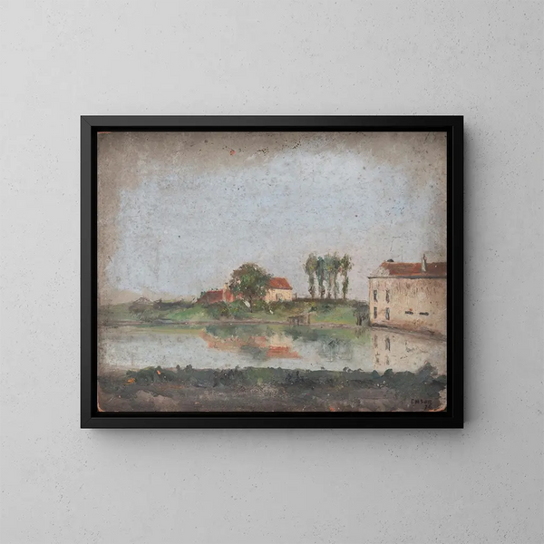 Het café Tivoli-tuinen in Oostende - James Ensor — ingelijst kunstwerk aan de muur