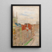 Vue de la Van Iseghemlaan - James Ensor — ingelijst kunstwerk aan de muur