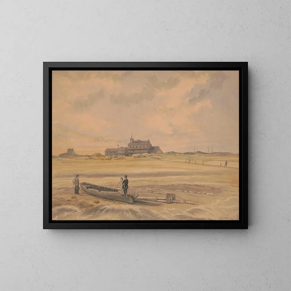 Hôtel Holtzken à Brigantine Beach - James Fuller Queen — framed artwork on a wall