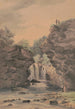 Chutes Marshall près du passage de l'eau Delaware - James Fuller Queen — weergave van het kunstwerk